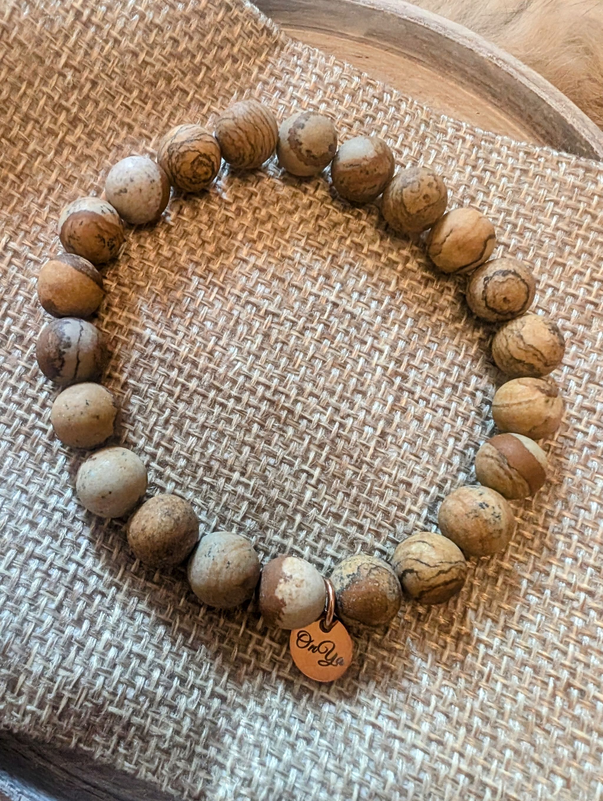 Picture Jasper Gemstone Bracelet